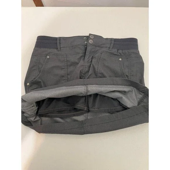 Athleta Ladies Grey Skort Shorts Size 4 Woman's Activewear Gym Tennis Stretch - Picture 7 of 14